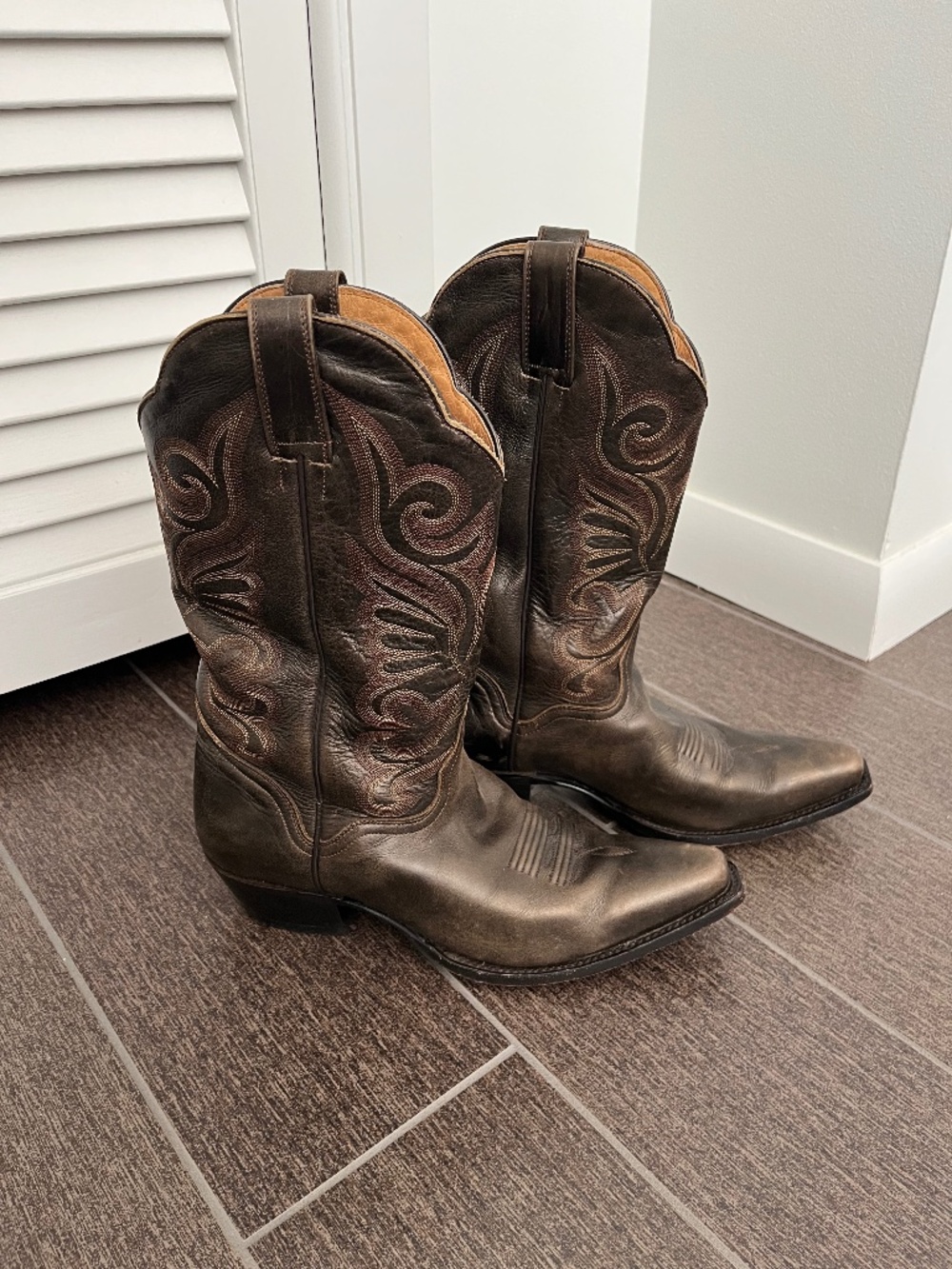 JB Dillon Women’s Western Cowboy Boots, Size 10B